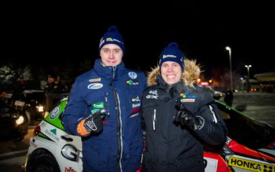 Grattis Emil till segern i FM-Rally i Joensuu!